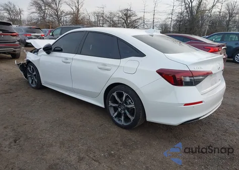 2025 Honda Civic Hybrid Sport/Sport Touring из США, поврежденный, VIN 2HGFE4F82SH355073